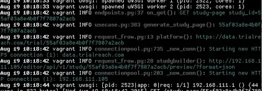 logfile with colored formatting
