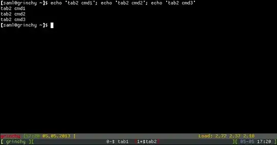 ss of screen w/ tabs & commands