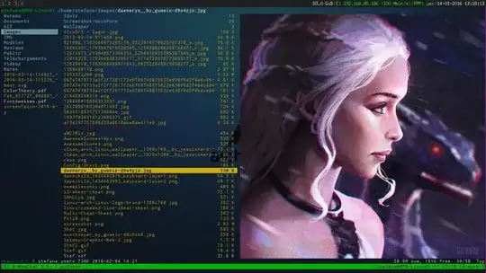 Ranger file manager with image preview