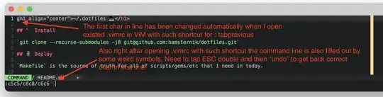 my vimrc screenshort