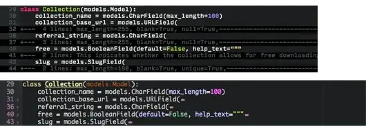 Vim vs. Atom code folding