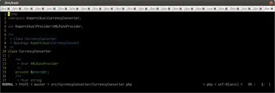 Actual look of my Vim instance
