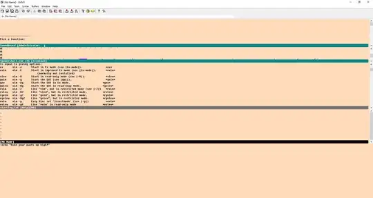 Pulled the ex line up real high, it reads :echo "hike your pants up high!"