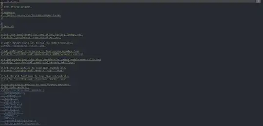 underlined text in vim