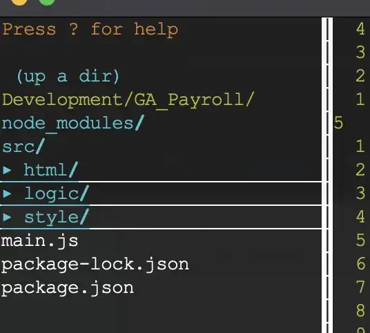 NerdTree with odd lines