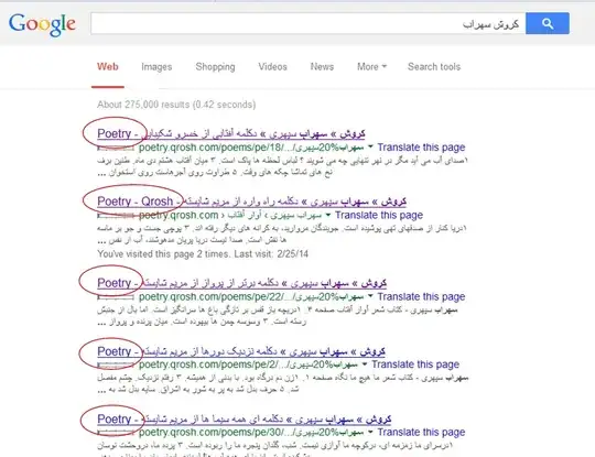sub domain name in search results