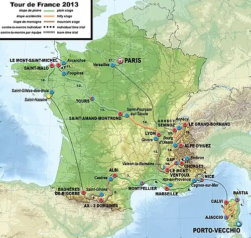 Traseul din acest an