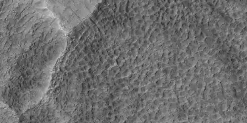 Low center polygons, as seen by HiRISE under HiWish program. Location is Casius quadrangle.  Image enlarged with HiView.  Location is Casius quadrangle.