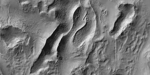 Close view of hollows,File:ESP 084812 1440 landslide cropped.jpg