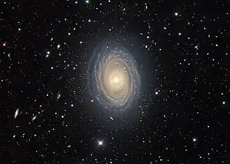 The spiral galaxy NGC 1398, which lies roughly 65 million light-years from Earth in the constellation Fornax.