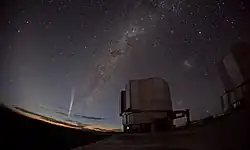 Christmas Comet Lovejoy Captured at Paranal Observatory, 22 December 2011