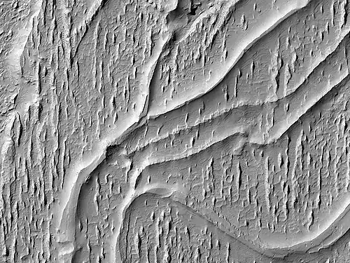 Close view of inverted channels.  Note that some are flat on top.