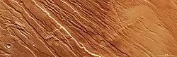 Grabens and horsts, as seen by Mars Express' High Resolution Stereo Camera.