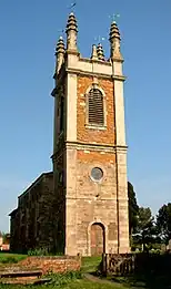 Gaulby church tower.John Wing the elder (1697-1753)