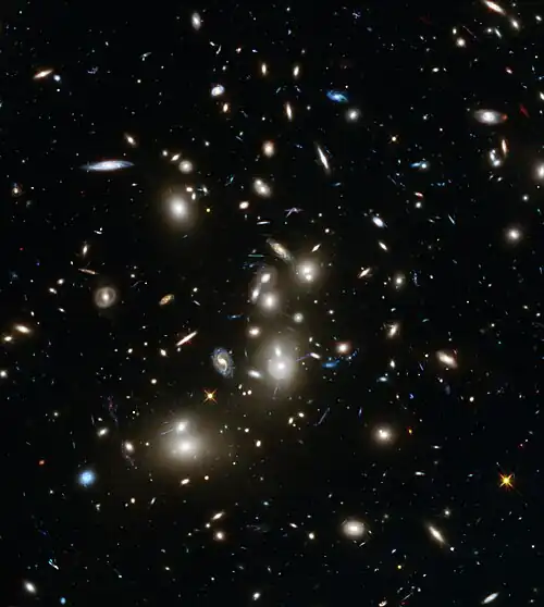Abell 2744 galaxy cluster (HST).