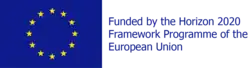 The Horizon 2020 logo, the framework programme of the European Union.