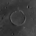 Lunar Orbiter 4 image of Hortensius E
