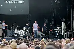 Tim on stage at Jodrell Bank Live in 2011