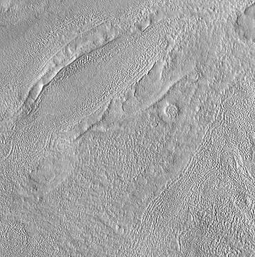 Kufra Crater Floor, as seen by HiRISE.  Pits are thought to be caused by escaping water.