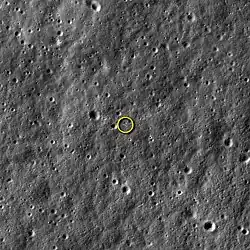 LRO views LADEE at a distance of 9 km (5.6 mi)