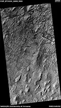 Wide view of layers in Danielson Crater, as seen by HiRISE under HiWish program.  Image was named HiRISE picture of the day.