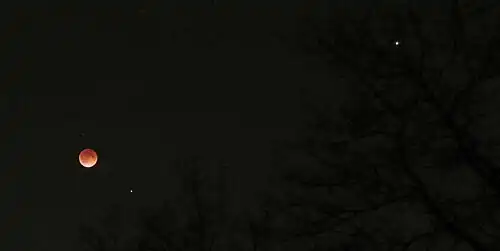 Minneapolis, MN, 7:40 UTCwide angle with Mars