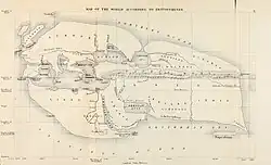 Eratosthenes' map of the world (194 BC)
