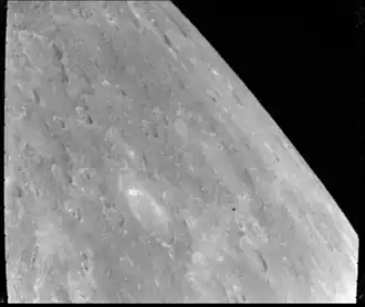 Mariner 10 image with Al-Hamadhani and nearby Scarlatti at center