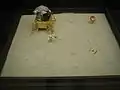 Display of Moon landing