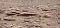 "Shaler" rock outcrop near the Glenelg Area on Mars - as viewed by the MastCam on the Curiosity rover (7 December 2012).