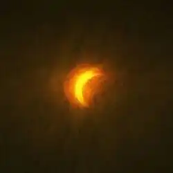 Partial in Nanyang Technological University, Singapore, 0:23 UTC