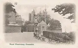 Royal Observatory, Greenwich,  1902, as depicted on a postcard