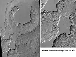 Scalloped Terrain at Peneus Patera. Scalloped terrain is quite common in some areas of Mars.