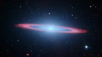 M104 in infrared by the Spitzer Space Telescope