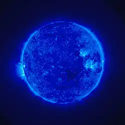 One of the first images of the Sun taken by STEREO  December 4, 2006