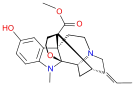 General structure of akuammine.