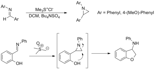 Aziridination with the Johnson–Corey–Chaykovsky reaction