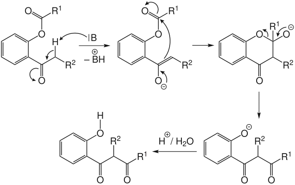 The Baker-Venkataraman rearrangement mechanism