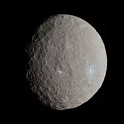 The dwarf planet Ceres.