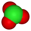 The chlorate ion