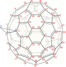3'H-Cyclopropa[2,12](C70-D5h(6))[5,6]fullerene.