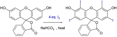Erythrosine B synthesis