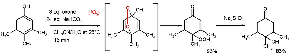 Oxone phenol dearomatization