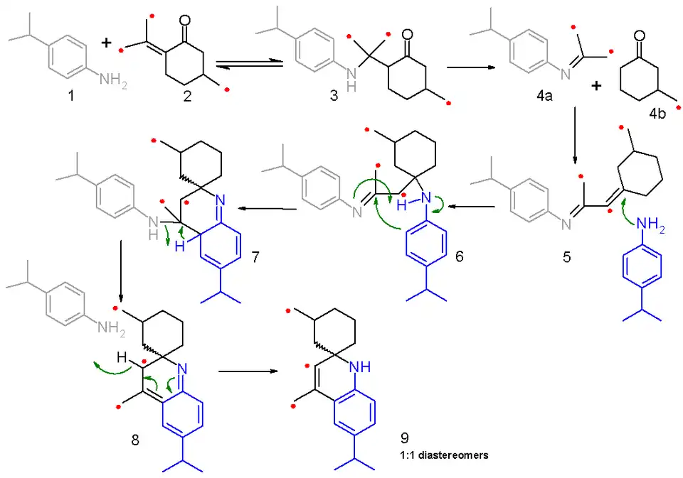 Scheme 2. Doebner-Miller reaction mechanism