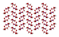 ball-and-stick model of the crystalstructure of sodium tetrahydroxyborate