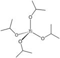 Titanium isopropoxide is a monomer, the corresponding titanium ethoxide is a tetramer.