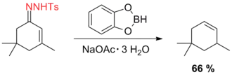 Scheme 12-2. Deoxygenation of an α,β-unsaturated carbonyl compound