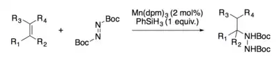 Carreira's manganese-catalyzed hydrohydrazination reaction