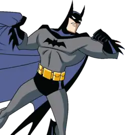 Batman as depicted in the series