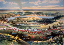 Print of the Battle of Batoche
